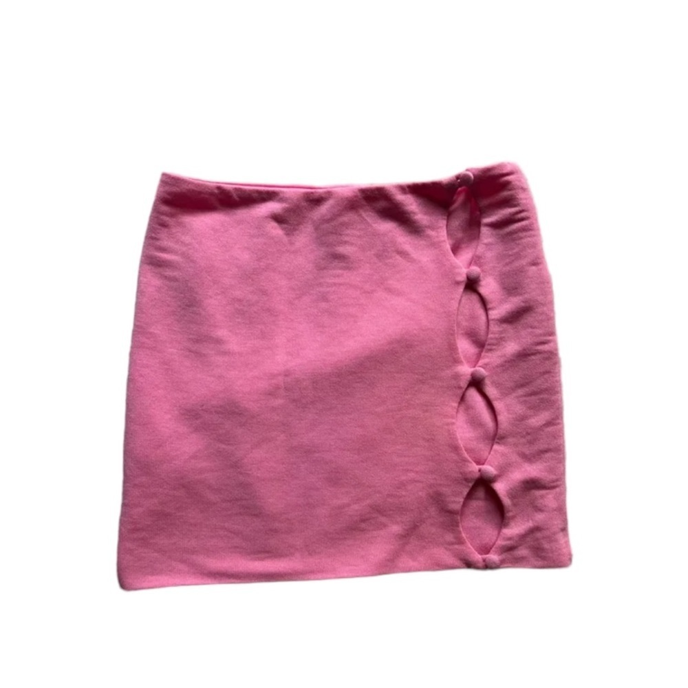 Princess Polly JORDE KNIT MINI SKIRT PINK - Picture 6 of 9